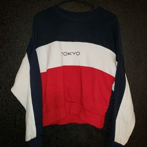 Striped Tokyo Crewneck Sweatshirt